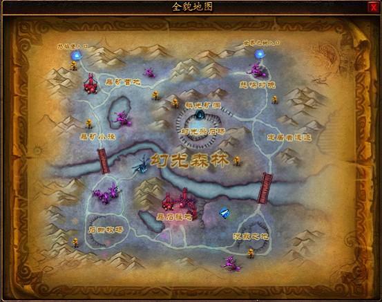 地图介绍《地下城守护者OL》幻光森林