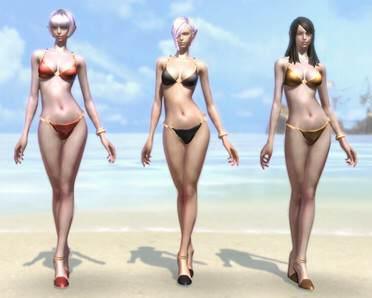 三套新泳裝全種族預(yù)覽圖 亞曼女看的真是醉了