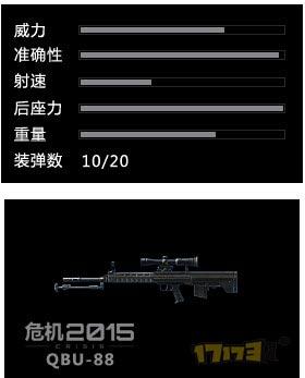 88狙是神槍! 玩家推薦危機(jī)2015實(shí)用狙擊槍