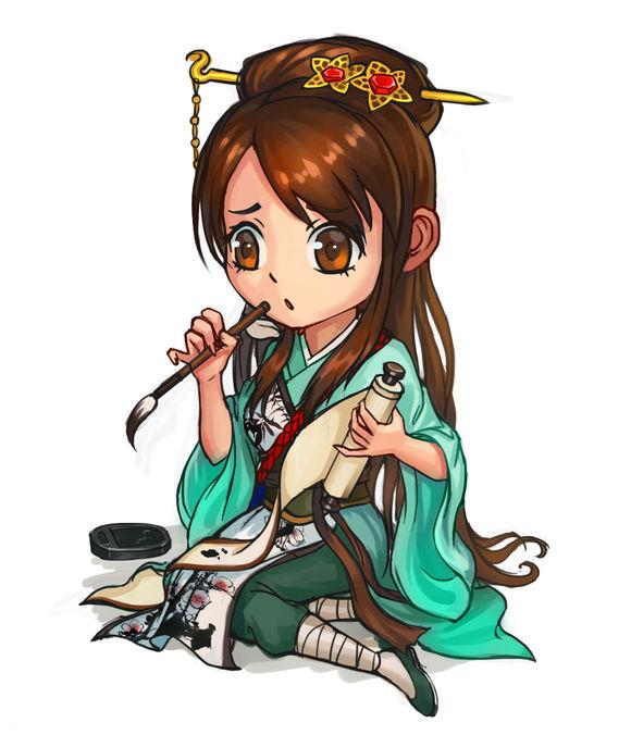 九阴真经手绘,九阴真经萌图