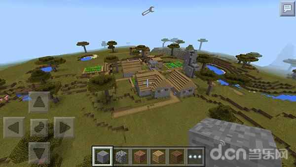 《我的世界手机版Minecraft–Pocket Edition》大型村庄种子分享 三个村庄_我的世界移动版攻略_当乐原创频道