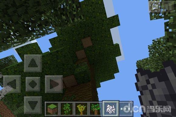 《我的世界手机版》参天大树制作种植技巧攻略_我的世界移动版攻略_当乐原创频道
