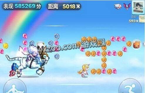 天天酷跑赤焰神馬和糖白虎對比哪個爆分高