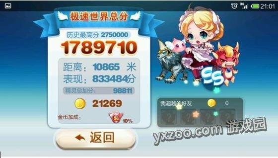 天天酷跑平安，智慧与绿野极速组图数据对比分析