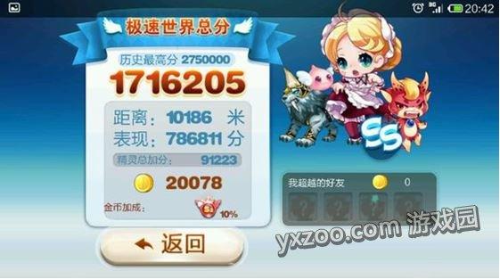天天酷跑平安，智慧与绿野极速组图数据对比分析