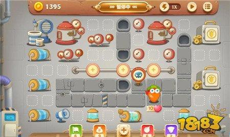 保卫萝卜3工厂第43关通关技巧 第43关金萝卜攻略