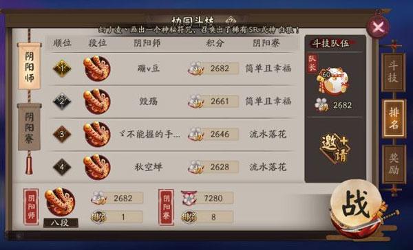 第一名大神攻略:协同斗技阵容和式神推荐