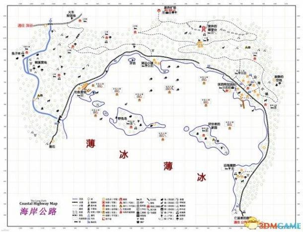 《漫漫长夜》系统详解图文教程及中文地图标注