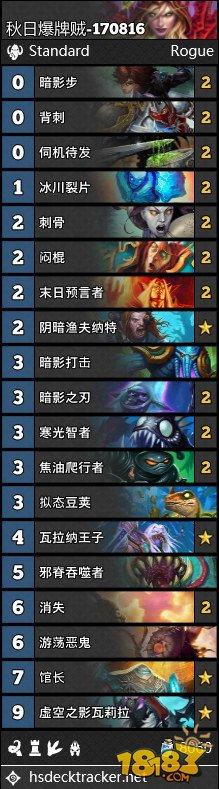 8月16日十套直播卡组:第2弃牌术 沙叔奶骑