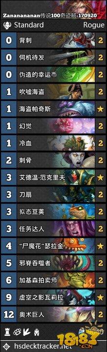 炉石9月20日14套卡组合集：疲劳牧 中速猎