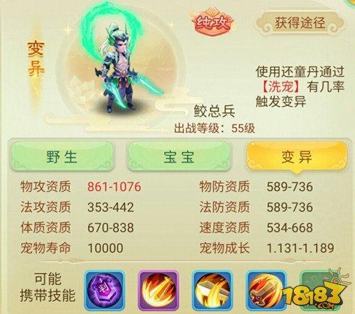 如何在西游女儿国科学打造一只实用鲛总兵