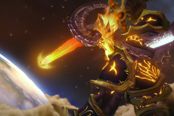 《魔兽世界》燃烧王座通关动画曝光 萨格拉斯临终一剑插地球