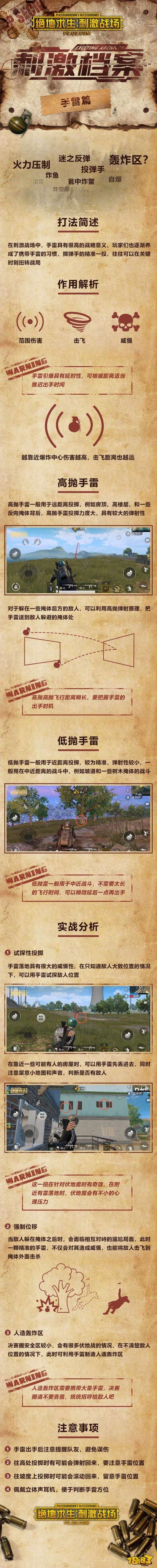 刺激戰(zhàn)場手雷教學(xué) 攻堅站必用的投擲技巧