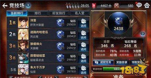 竞技场怎么玩 十二战纪萌新竞技场玩法指南
