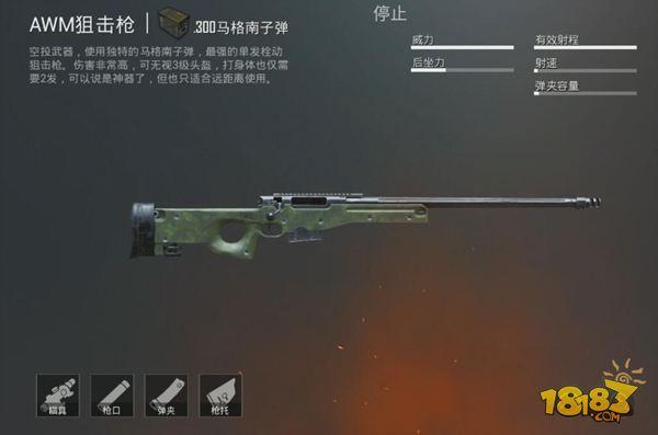 狙击手们必须知道的信息 栓动狙伤害及性能汇总