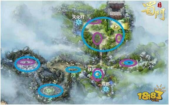 蜀门手游每日冲级必做任务 紫色邪魔等你来找