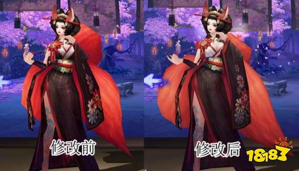 阴阳师桃花妖三尾狐建模优化 身高不等于颜值