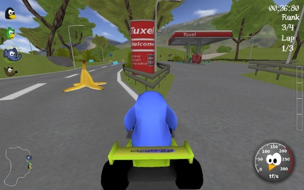 开源3D卡丁车游戏图片