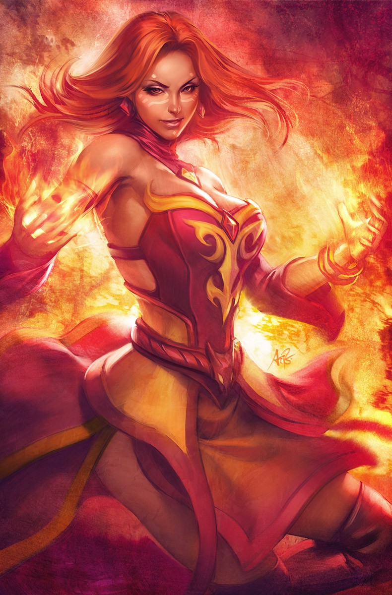 插画家Artgerm的DOTA2美图新作 第1页