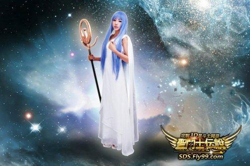 《圣斗士传说》雅典娜唯美气质