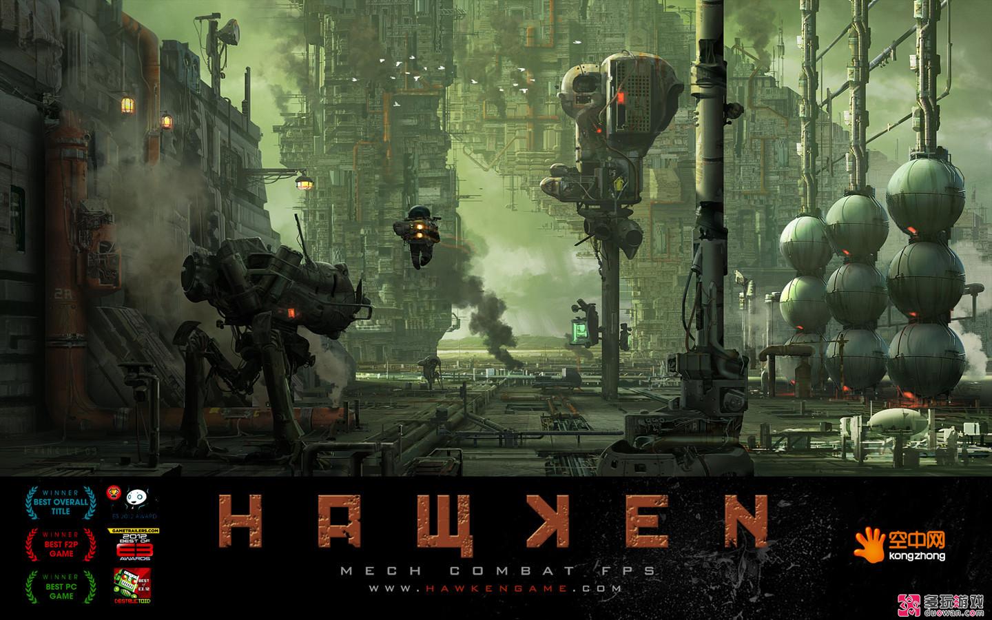 空中网获《Hawken》代理权 定名《机甲世界》