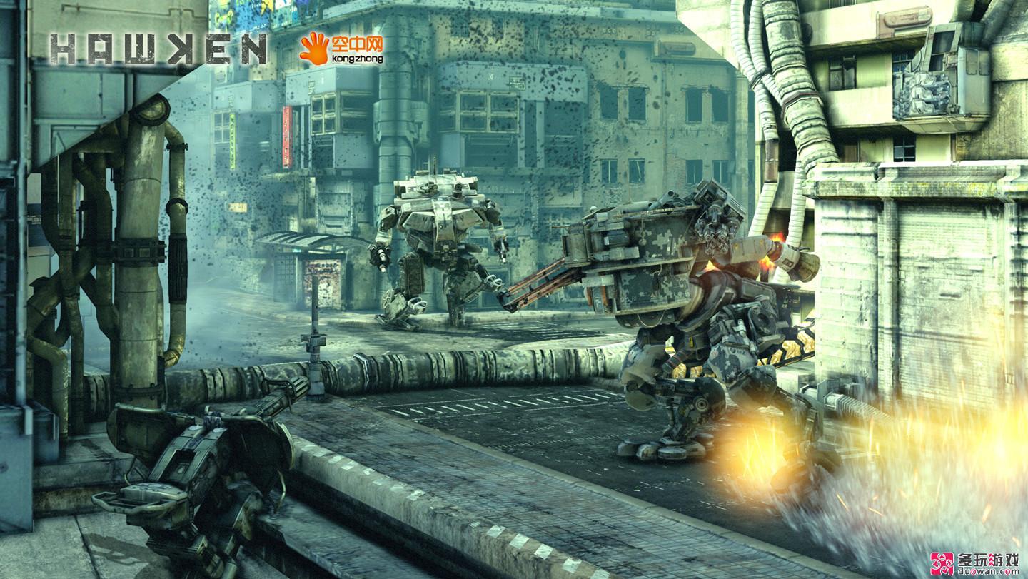 空中网获《Hawken》代理权 定名《机甲世界》