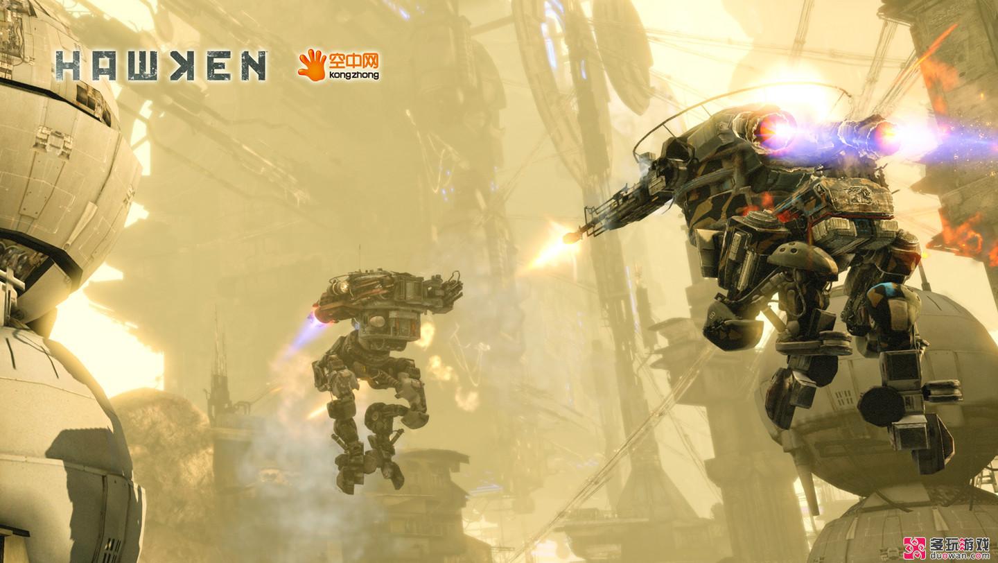 空中网获《Hawken》代理权 定名《机甲世界》