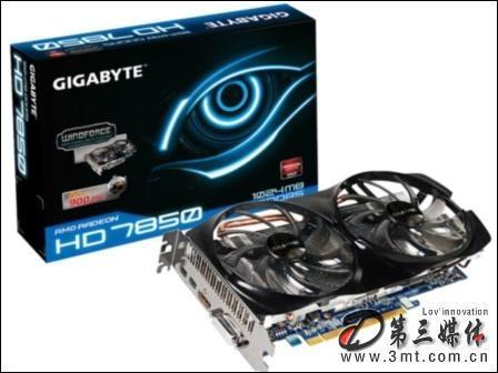 技嘉显卡: 超耐久设计 技嘉推新款1G显存HD7850显卡