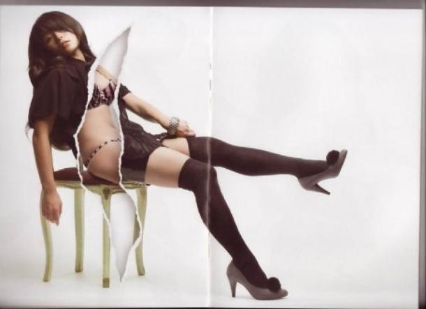 撕美女衣服再掀热潮 日本杂志卖肉欢乐多！
