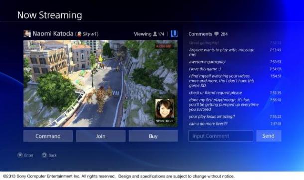 PS4用戶操作界面曝光！全新體驗游戲生活一鍵分享