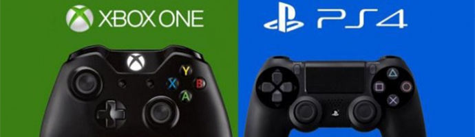 玩家制作PS4 VS Xbox One游戏销量图