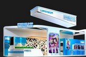 简洁舒适!2015ChinaJoy巴别时代展台效果图