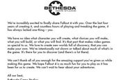 真情流露！Bethesda致信玩家感謝支持《輻射4》