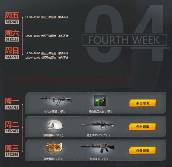 五月周末痛快玩在線即可領好禮 每周送上豪禮