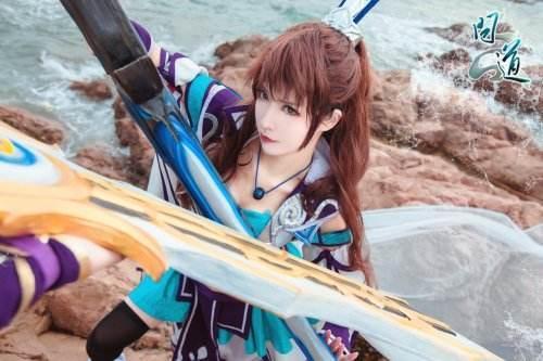 問道新版首服返還歷史充值 精美cos壁紙賞析