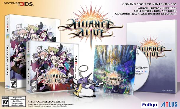 3DS新作《The Alliance Alive》预告 明年春发售