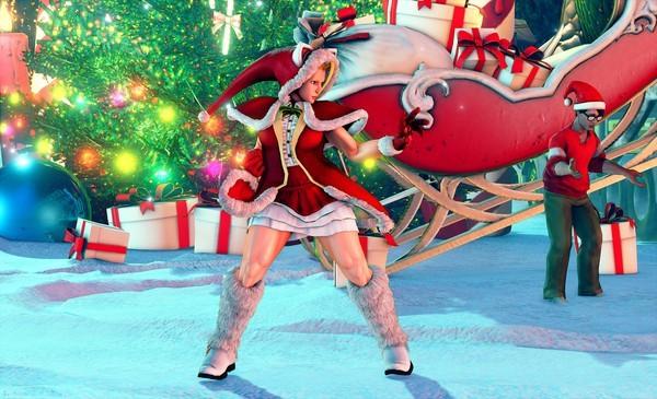 《街霸5》节日新服装公布：嘉米化身圣诞性感猫女郎