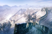 《真三国无双8》旅游模拟器第2弹 雪中长城气势恢宏