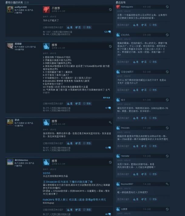 《孤岛惊魂5》Steam首发获特别好评 好评率82%