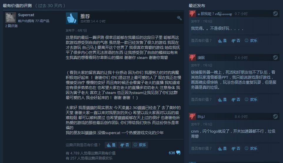 《极限巅峰》中国玩家病逝 育碧或将完成其愿望