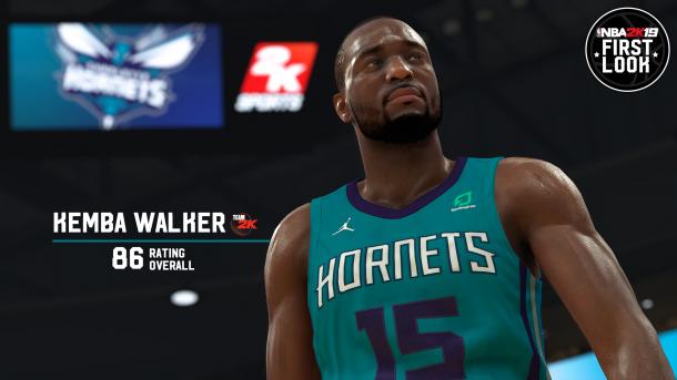 2K19全新截圖公布，隊史第一人肯巴沃克獲86分