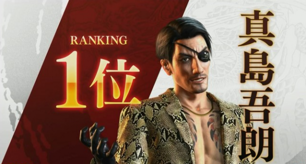 桐生一馬屈居亞軍！日媒《如龍》系列人氣角色大評選揭曉