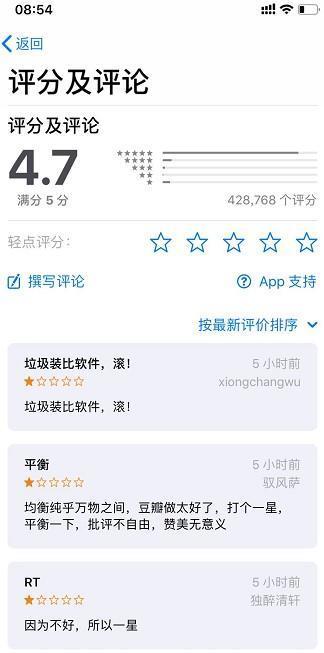 豆瓣回應《流浪地球》評分異常 不存在好評被買改差評