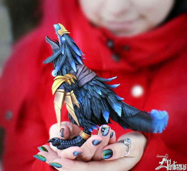 女藝術(shù)家制作《魔獸世界》生物雕塑 媲美官方手辦