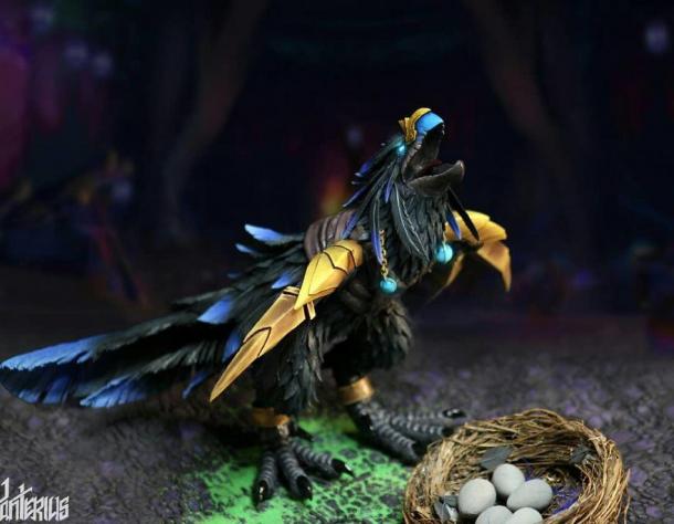 女藝術(shù)家制作《魔獸世界》生物雕塑 媲美官方手辦