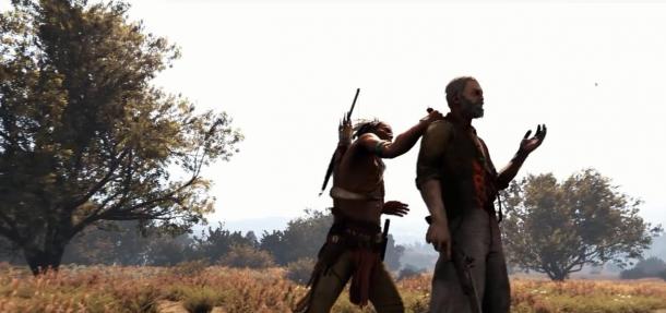 在这款开放世界游戏里 你将扮演北美原住民骑马射箭杀人 