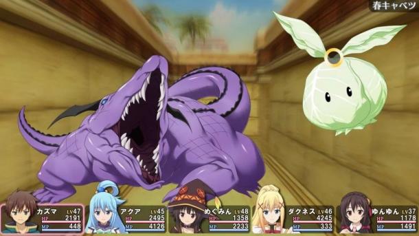 《為美好的世界獻(xiàn)上祝福！》JRPG海量新截圖展示