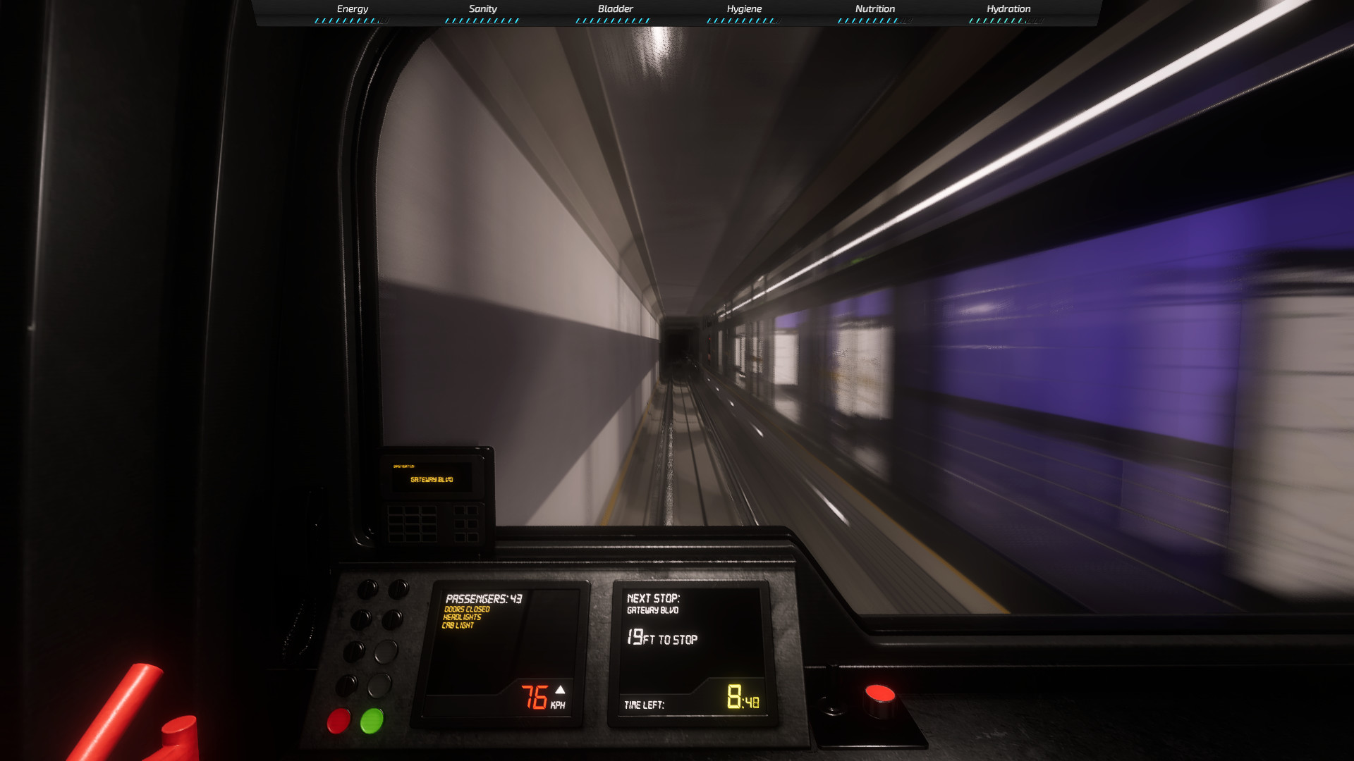 地铁模拟图片