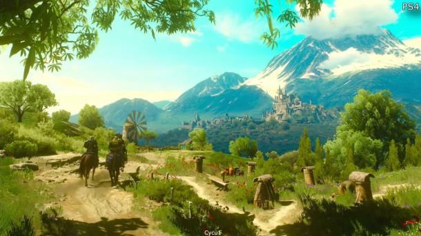 相差太大！《巫師3》Switch和PS4版畫面對比