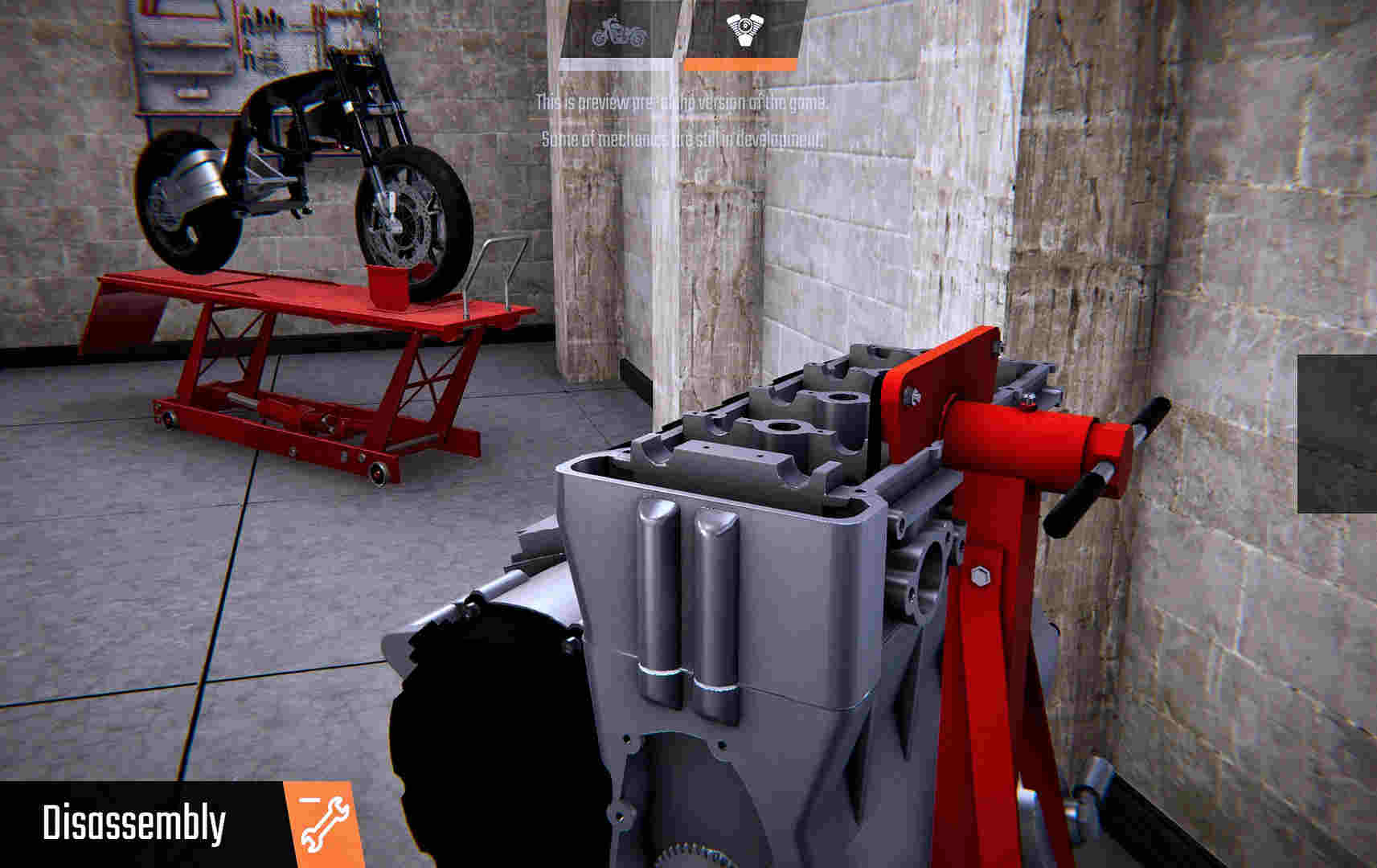 摩托车修理厂:机械模拟器图片